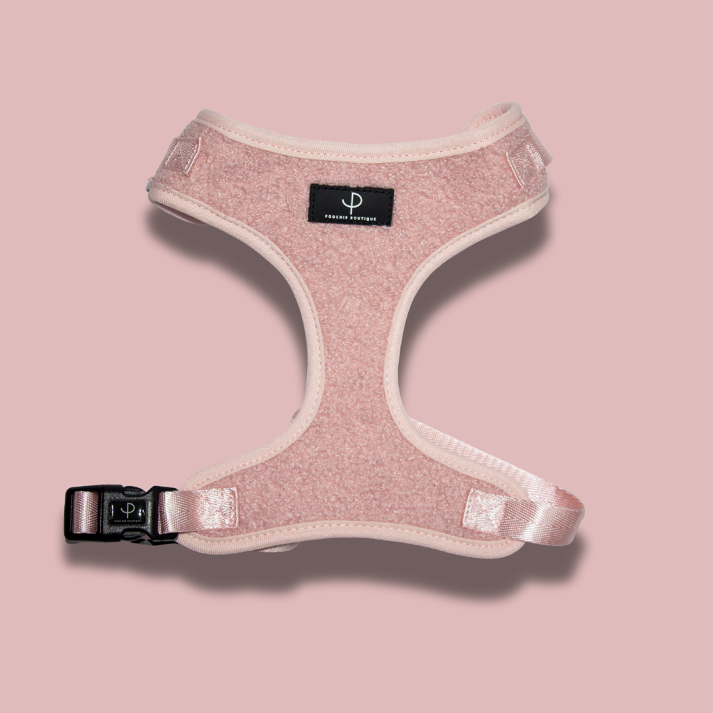 Teddy Bear Harness Set - Pink