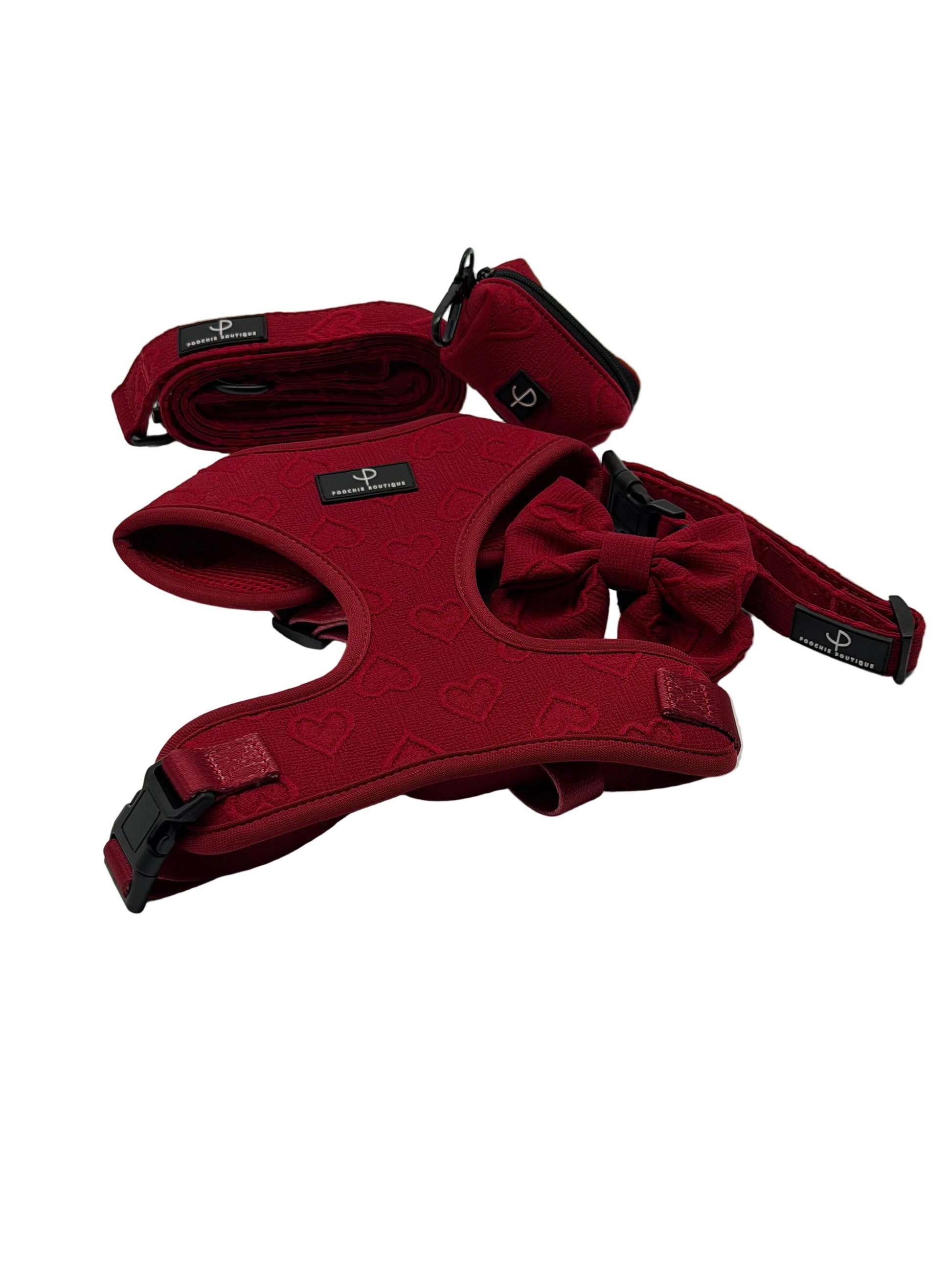Crimson Hearts - Harness Set